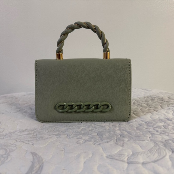 Handbags - Elegant Light Green Mini Handbag